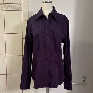 NWT Merona Eggplant button up dress shirt size XL